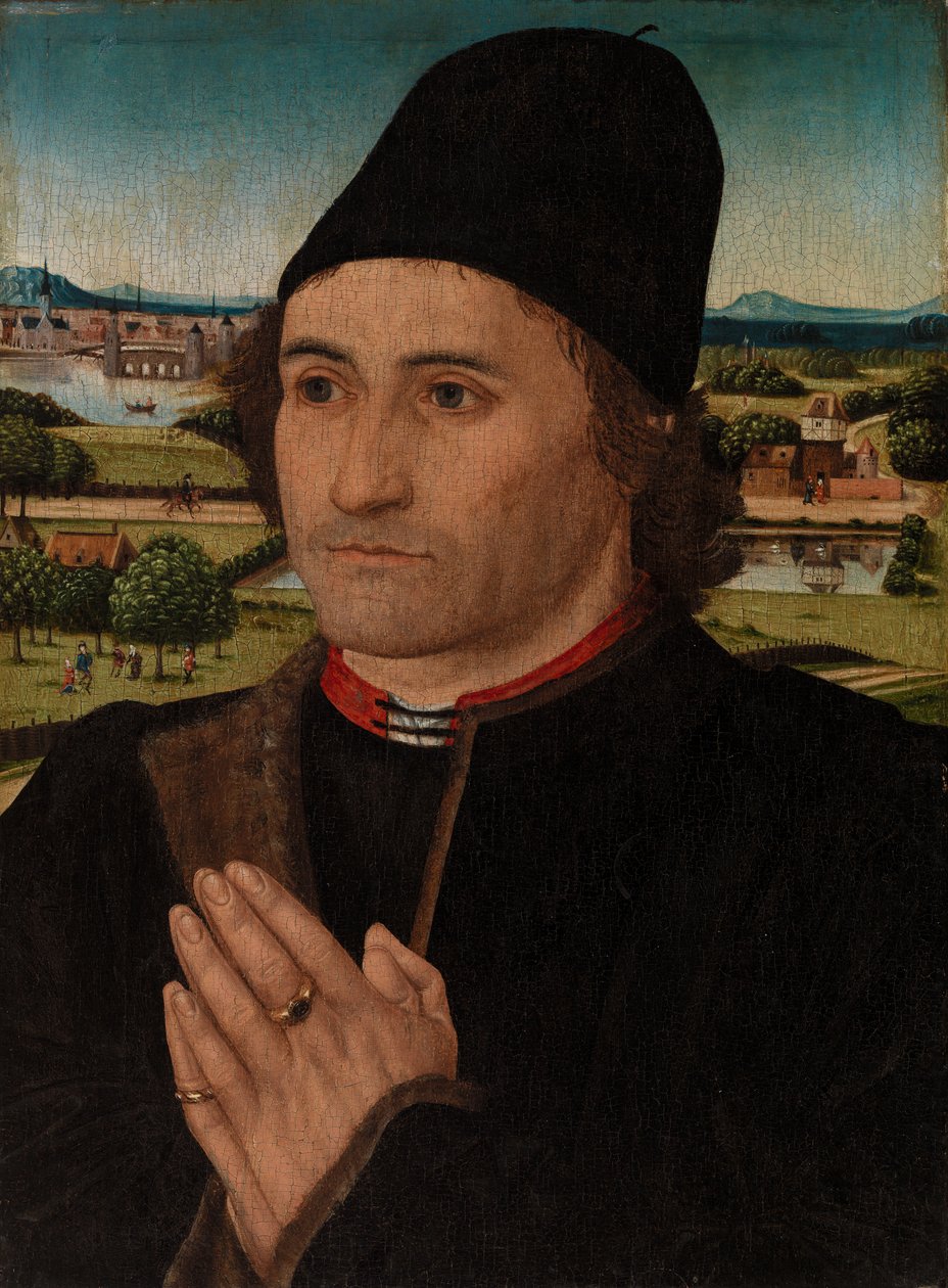Retrato de um homem de Netherlandish School