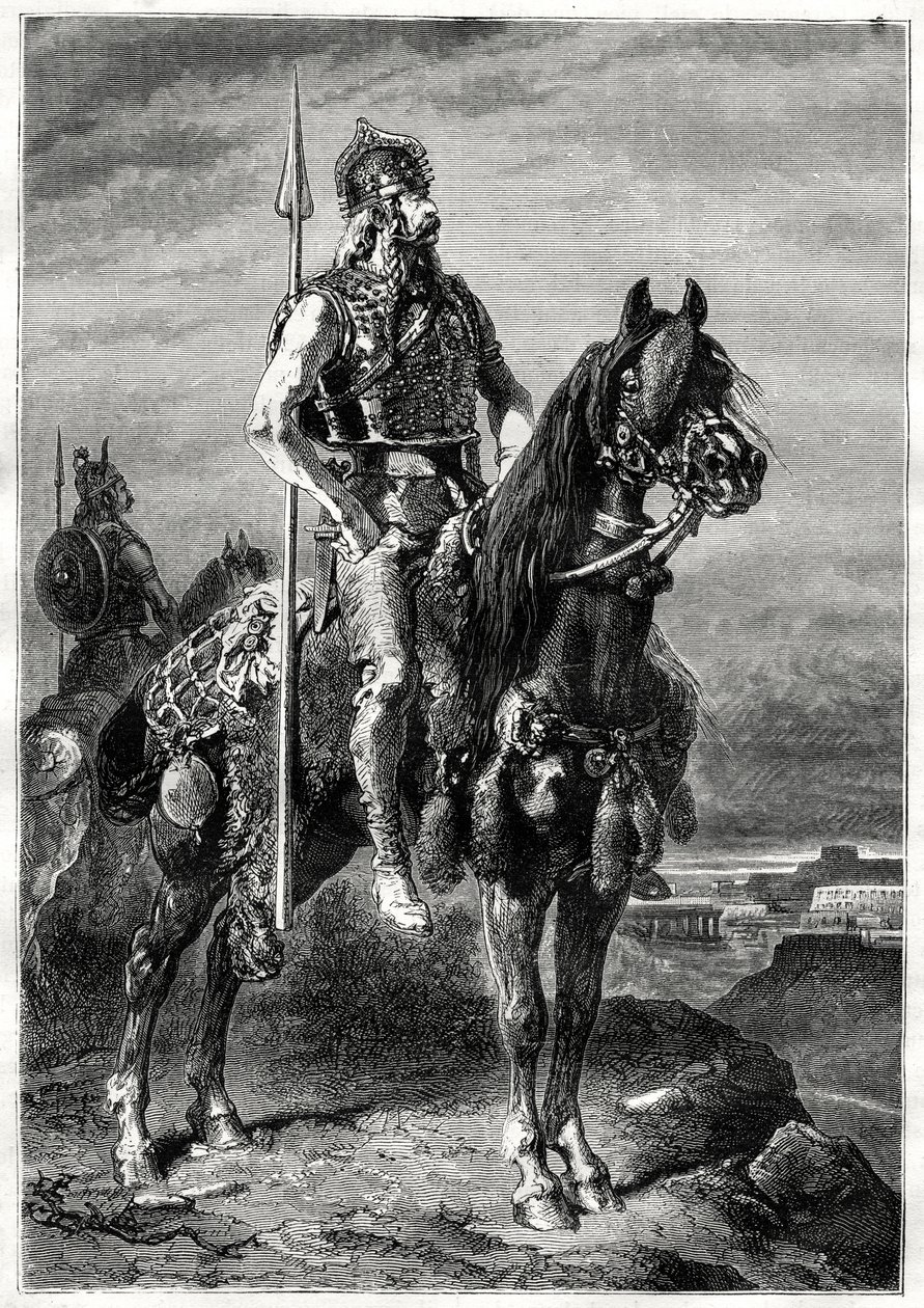 Cavaleiro gaulês, século XIX de Neuville