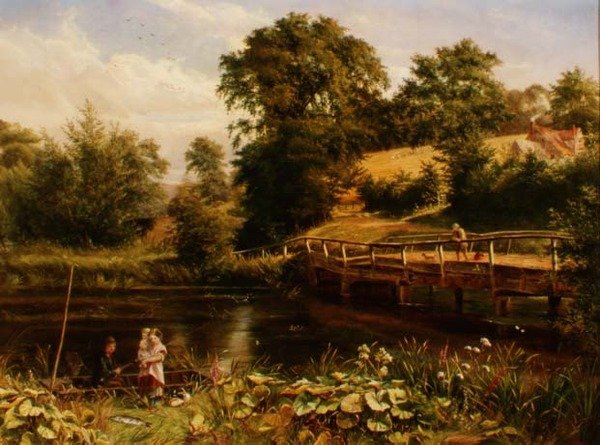 Pesca pela ponte de Nevil Oliver Lupton