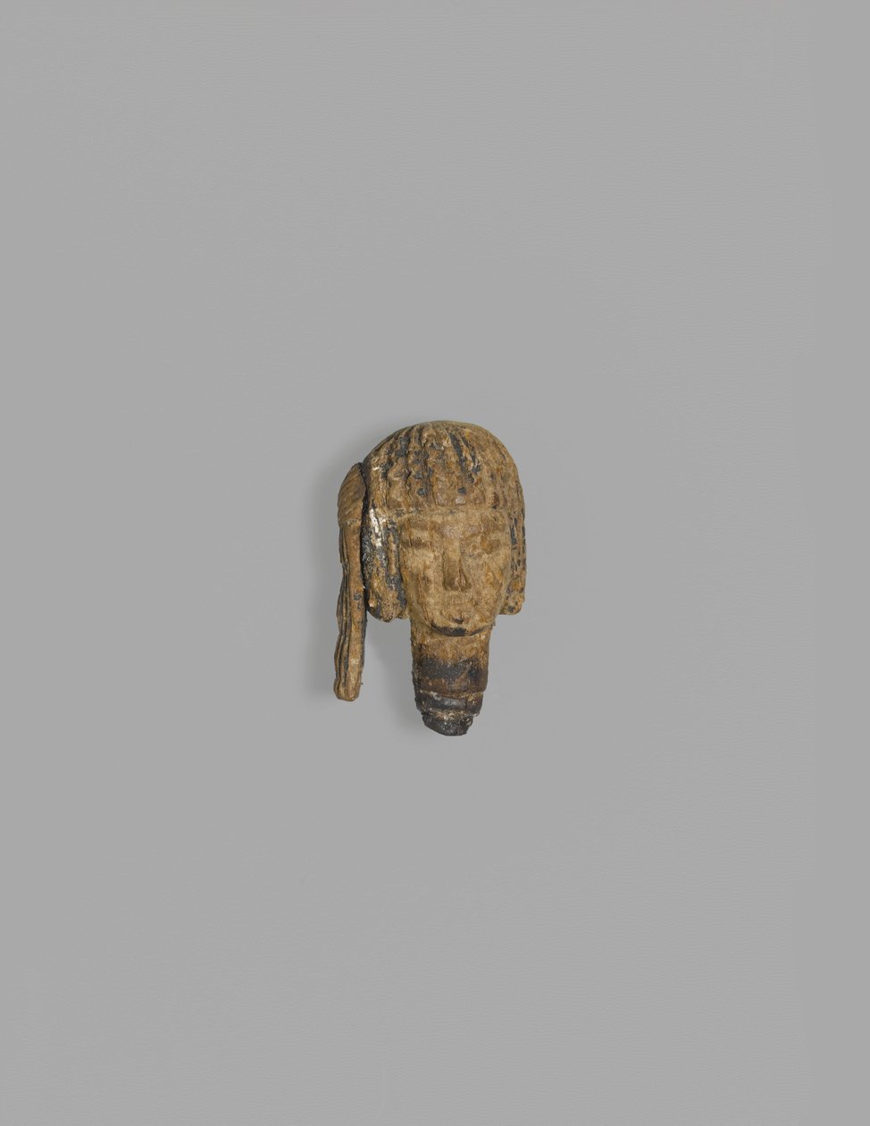 Figura de uma menina flutuando (madeira) de New Kingdom Egyptian