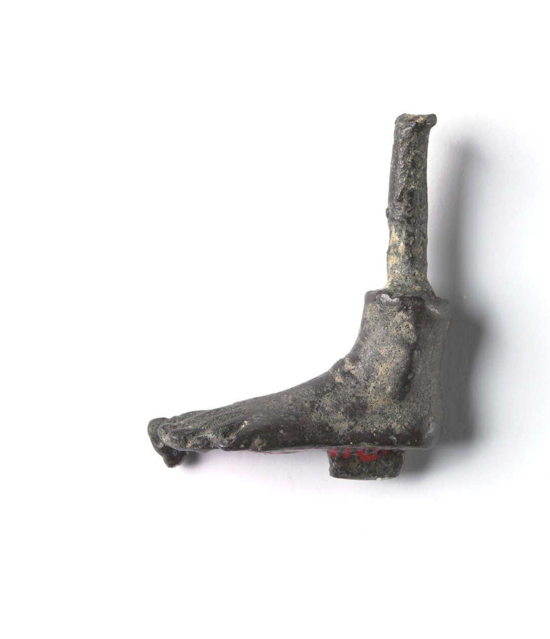 Suporte de bronze de um &39;Pacote Shawabty&39;: Pé, Final da 18ª à 19ª Dinastia, c.1336-1256 aC (bronze) de New Kingdom Egyptian