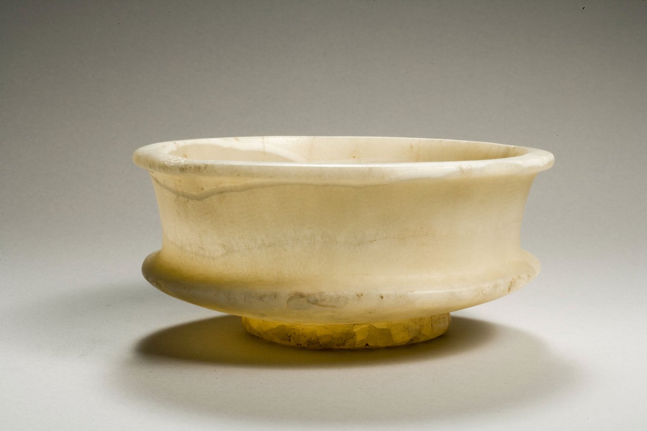 Tazza, 18a-19a Dinastia, 1540-1186 aC (alabastro) de New Kingdom Egyptian