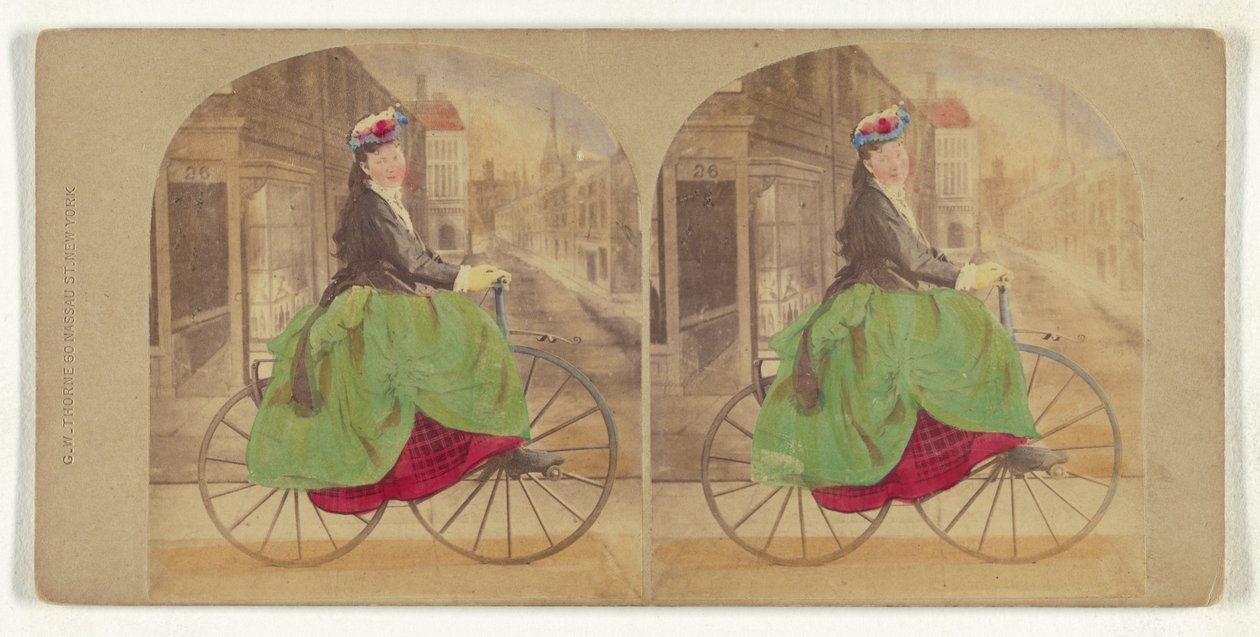 A rapariga da época. de New York Stereoscopic Company