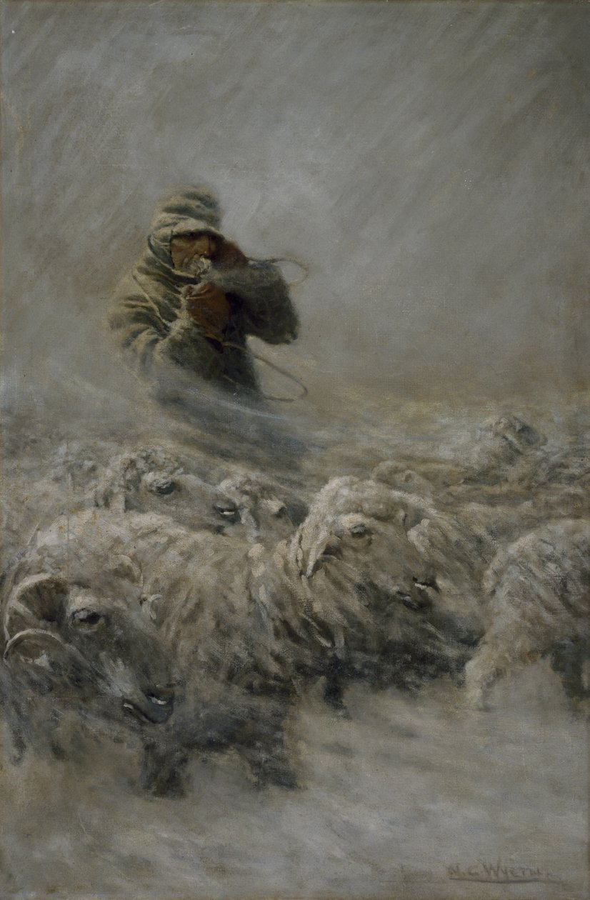 Sheep Herder, 1908 de Newell Convers Wyeth