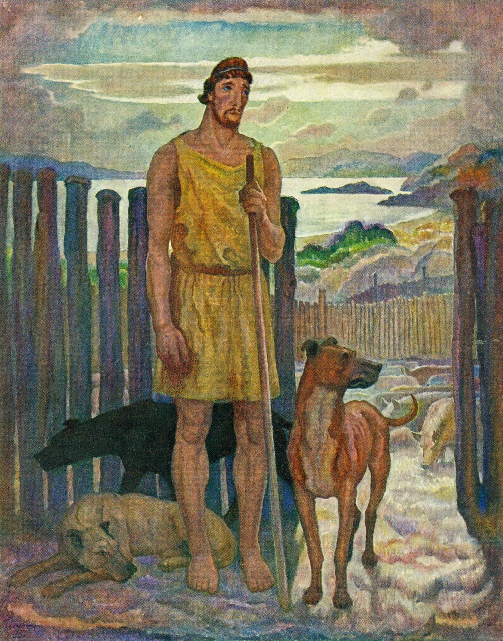 Eumaeus, o pastor de porcos de Newell Convers Wyeth