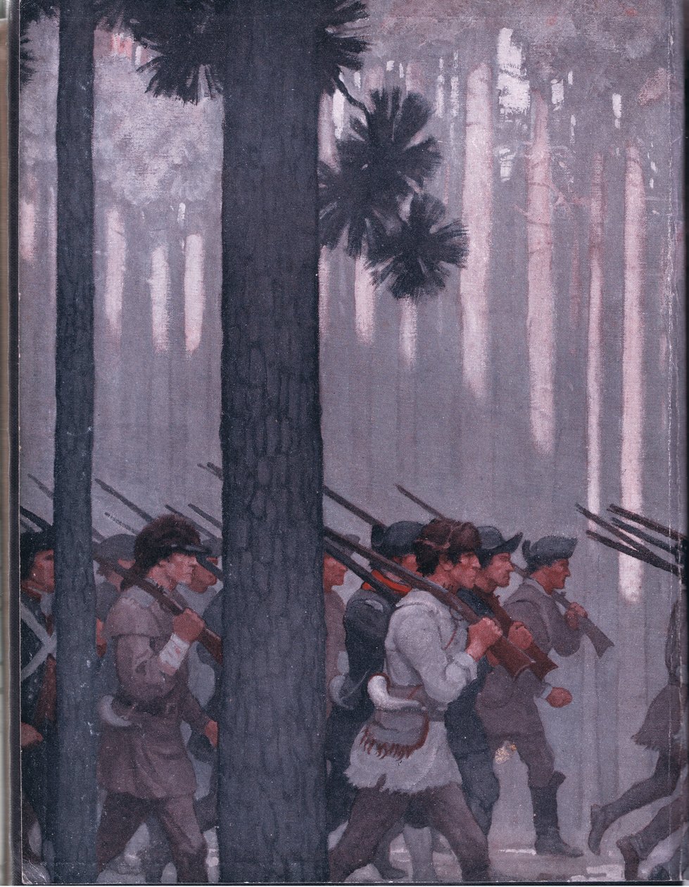 Design da capa interna, 1928 de Newell Convers Wyeth