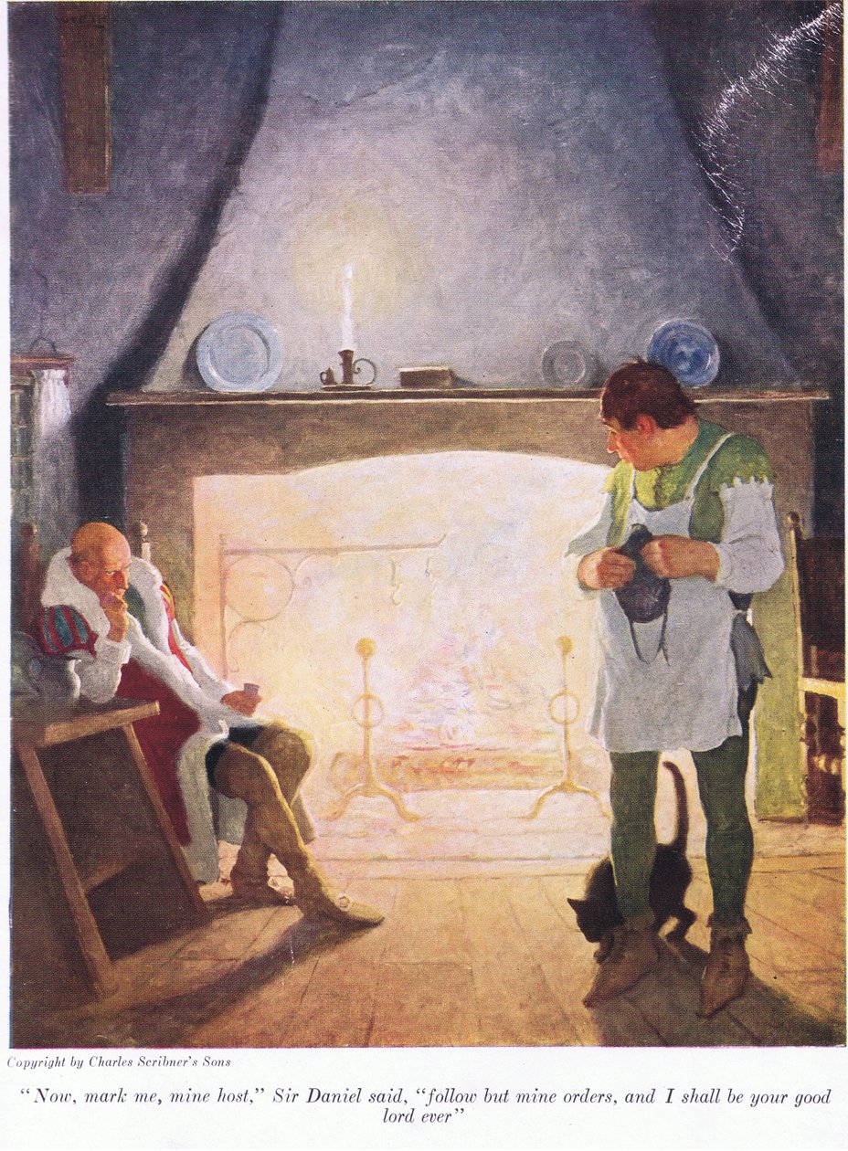 Agora me marque como meu anfitrião Sir Donald disse, siga minhas ordens e serei seu bom Deus, 1916 de Newell Convers Wyeth