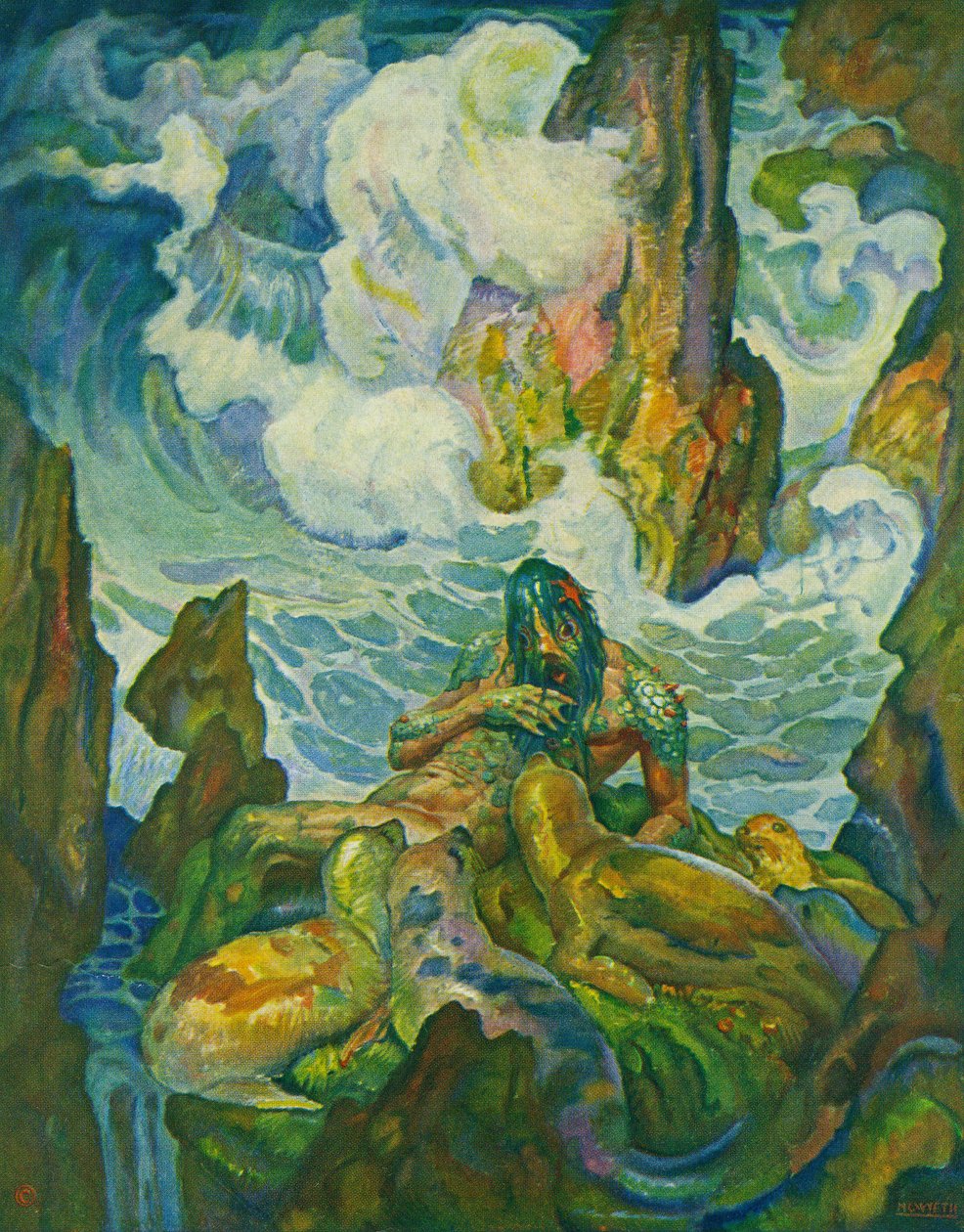 Proteus, o velhote do mar de Newell Convers Wyeth