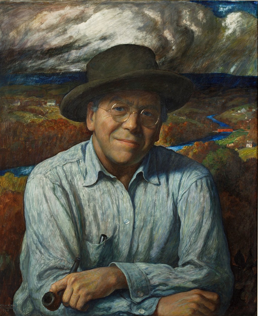 Auto-retrato de Newell Convers Wyeth