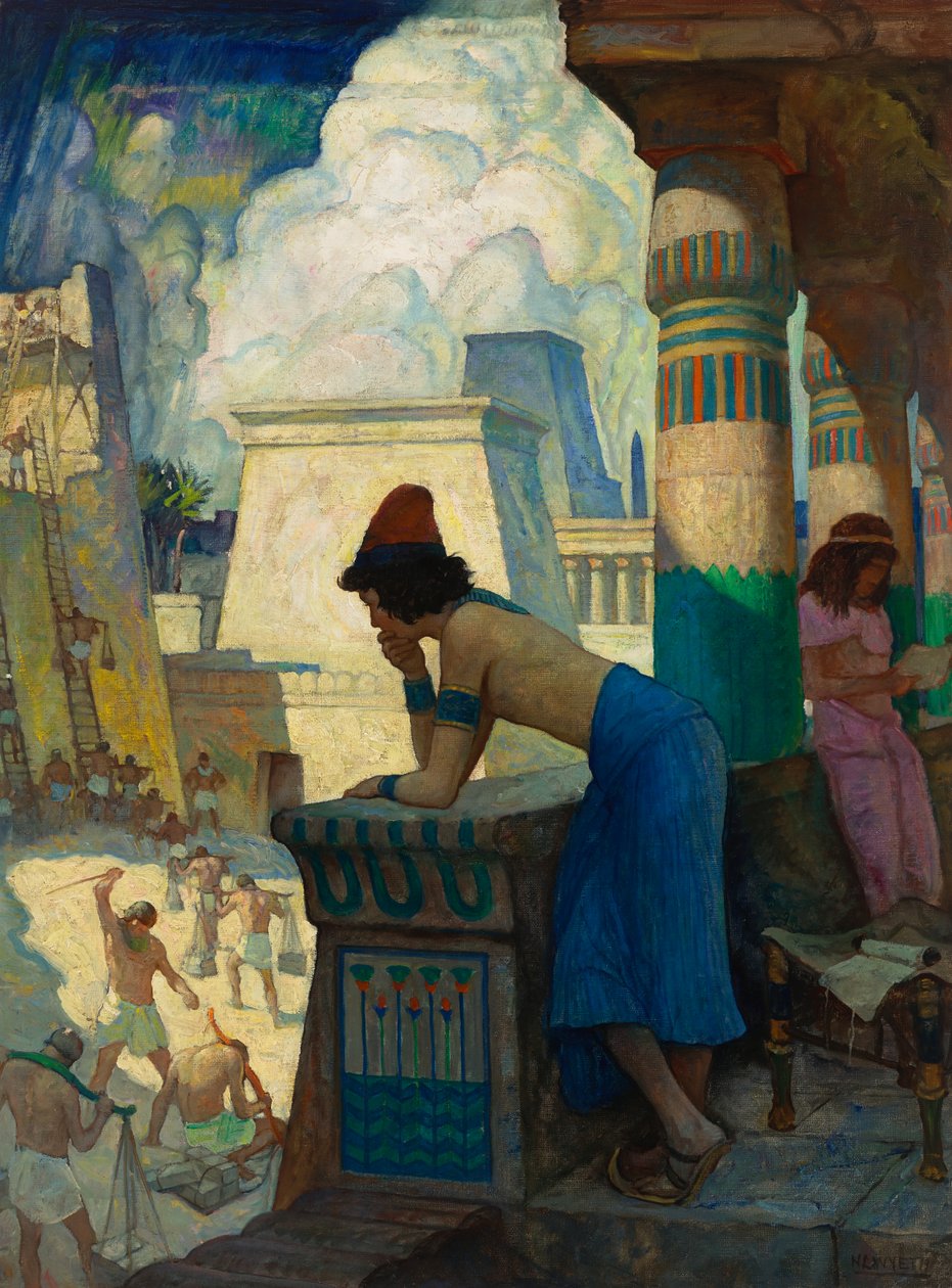 "O Rapaz, Moisés..." de Newell Convers Wyeth