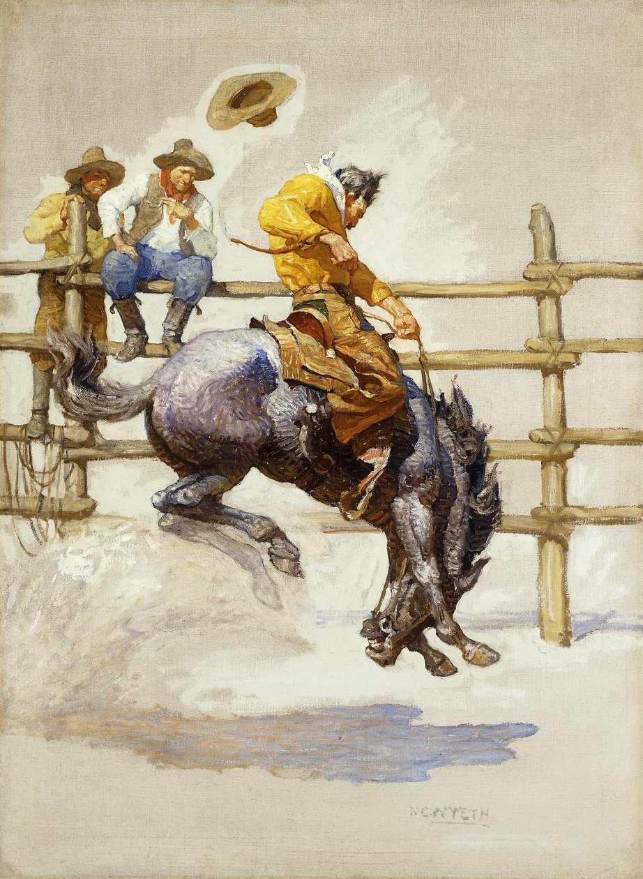 The Bucking Bronco de Newell Convers Wyeth
