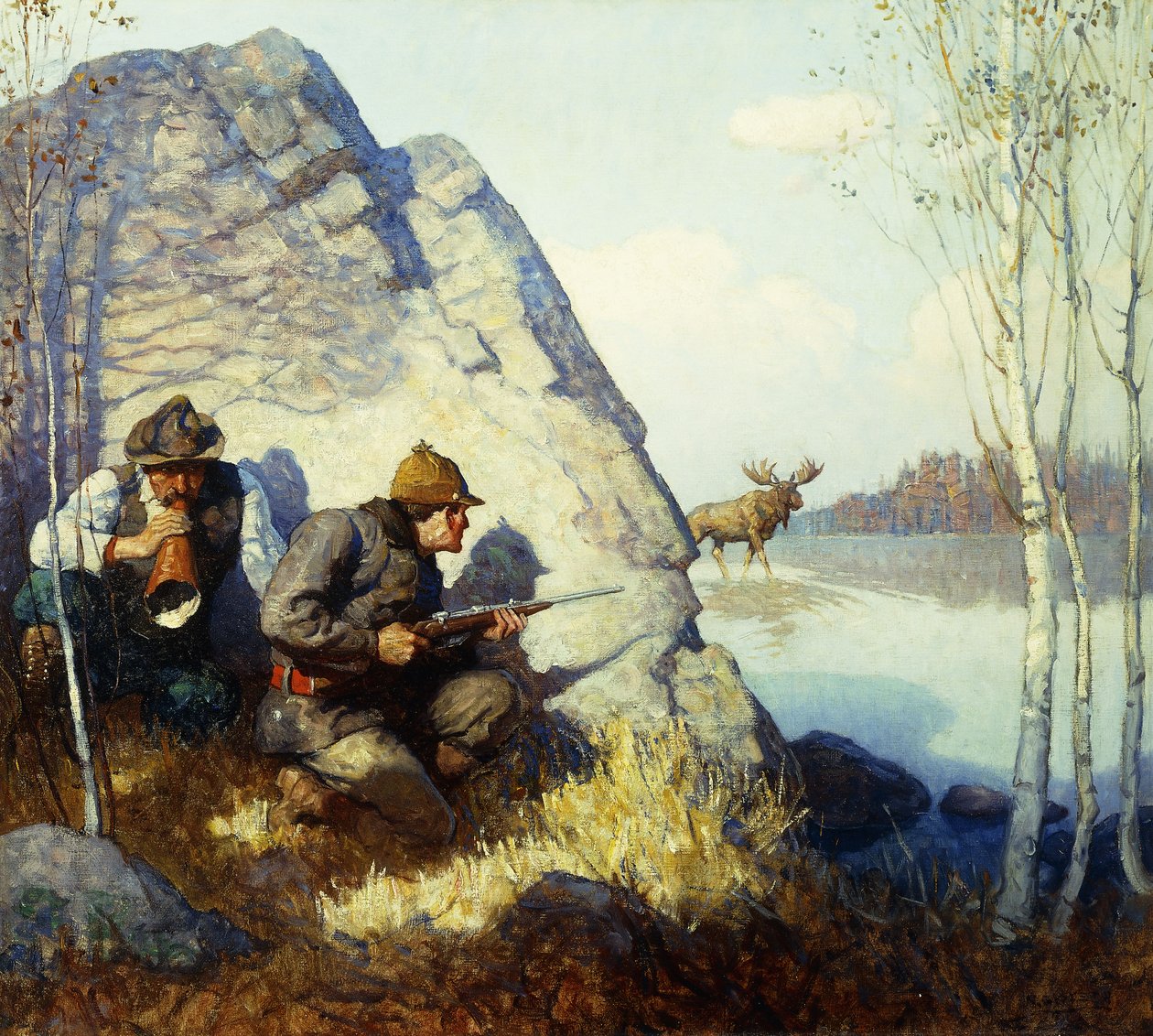 The Moose Call de Newell Convers Wyeth