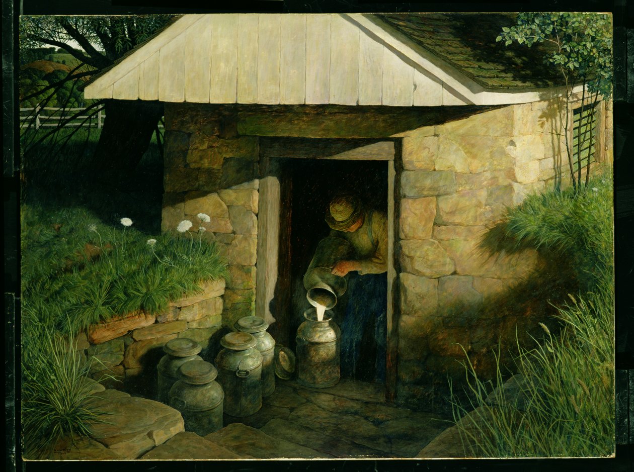 O Springhouse de Newell Convers Wyeth