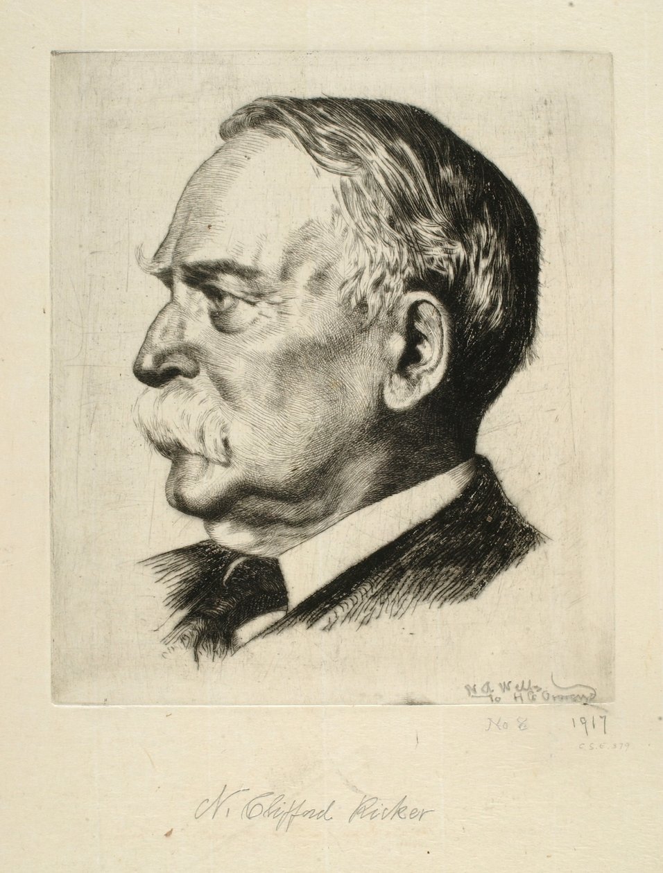 Retrato de N. Clifford Ricker | Newton A. Wells