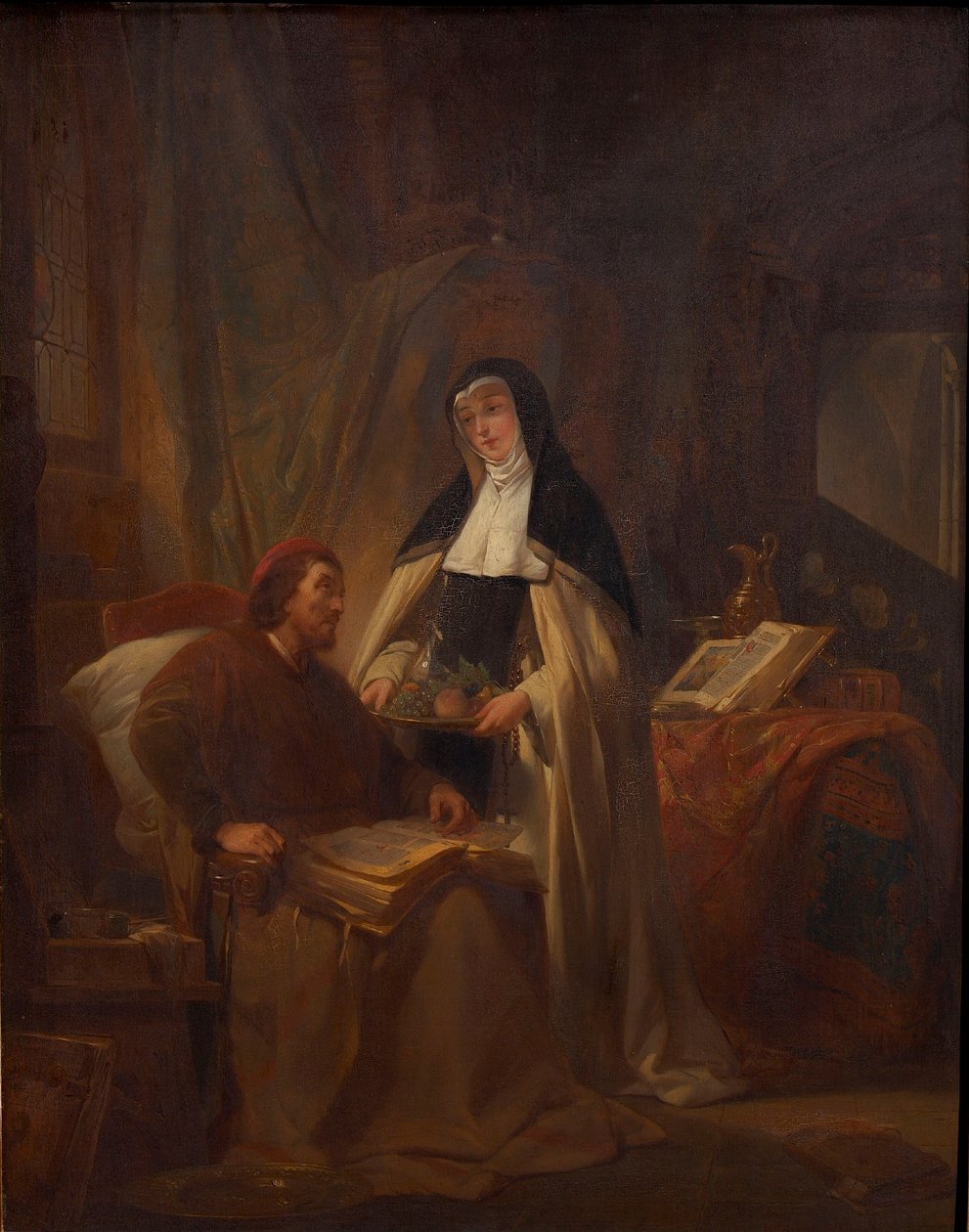 Hans Memling no Sint-Janshospitaal em Bruges, 1841. de Nicaise de Keyser