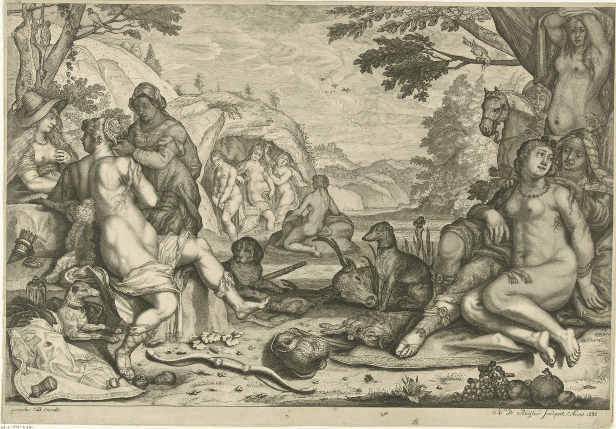 Diana em Calisto de Nicaise de Ruyter