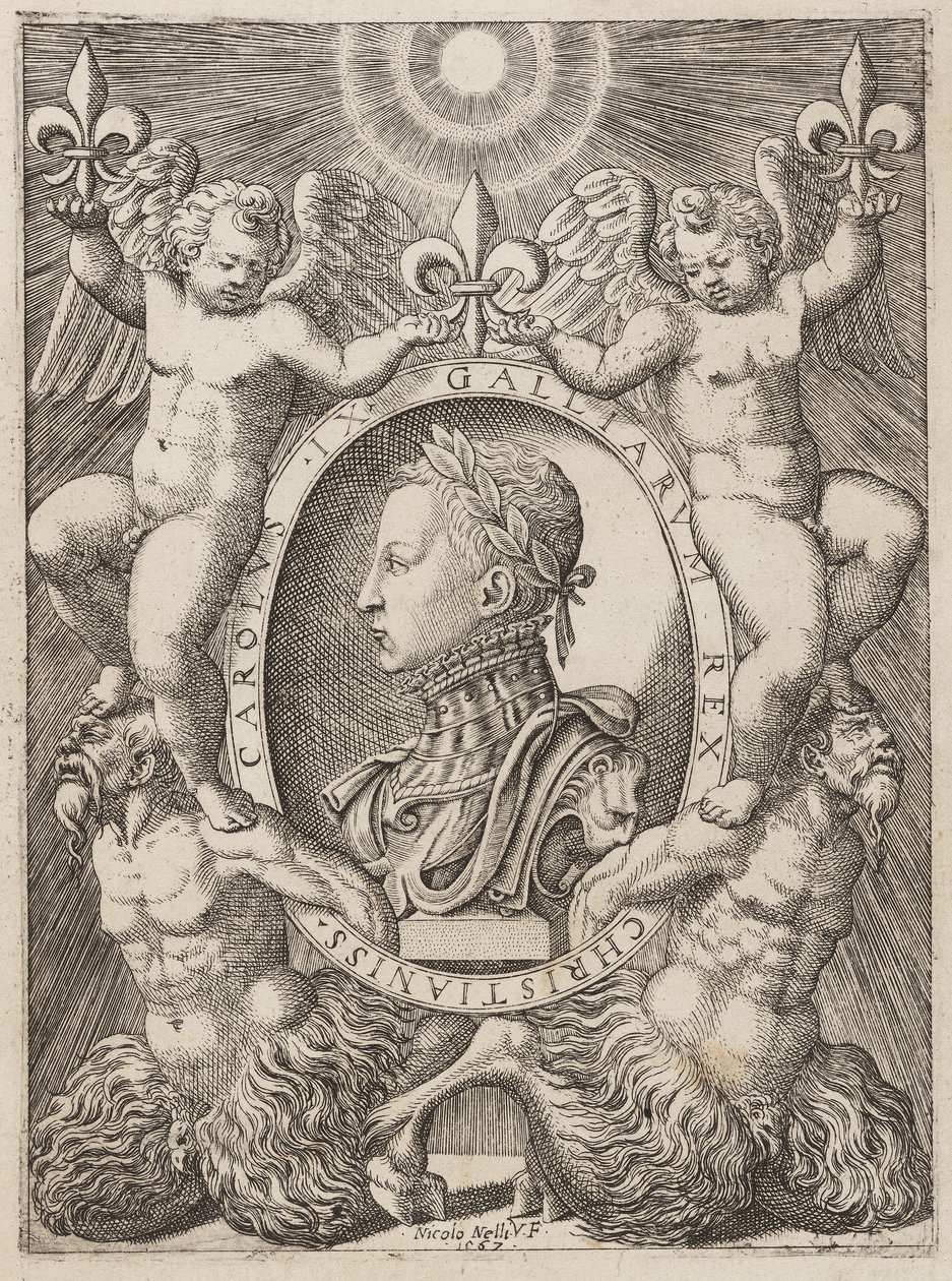 Carlos IX da França, pub. c.1567 de Niccolò Nelli