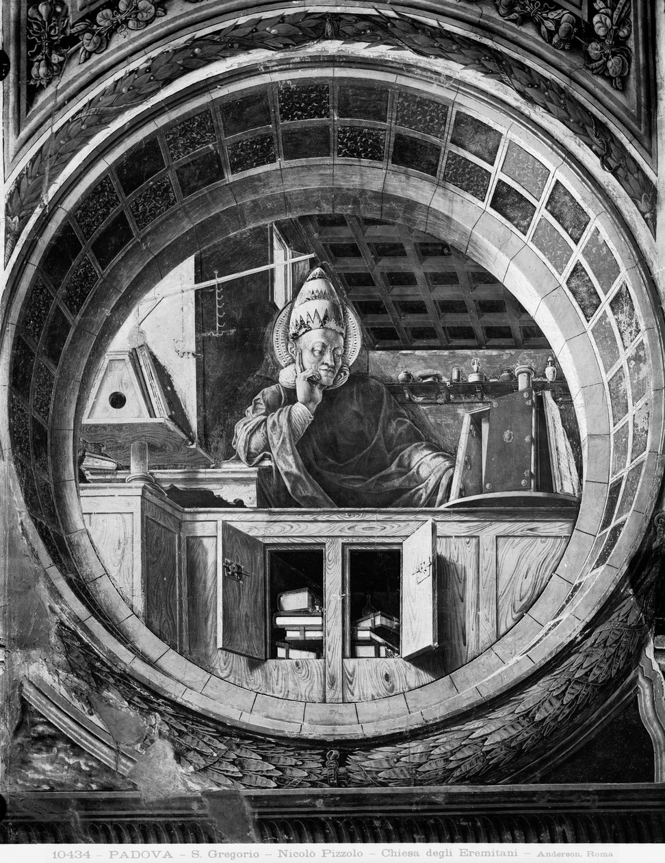 St. Gregory, c.1450-52 (fresco) de Niccolò Pizzolo