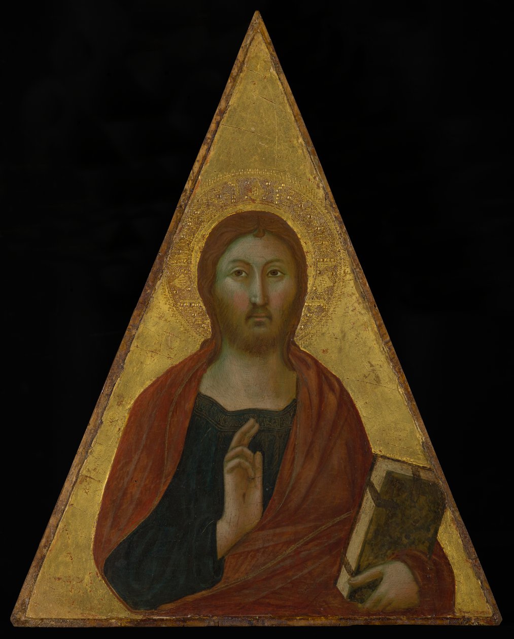 Bênção de Cristo, cerca de 1340 (tempera e folha de ouro no painel) de Niccolò di Segna