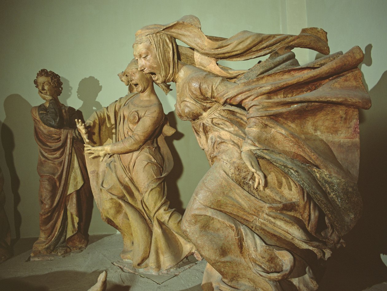 Virgem Maria, da lamentação (terracota) de Niccolo dell Arca