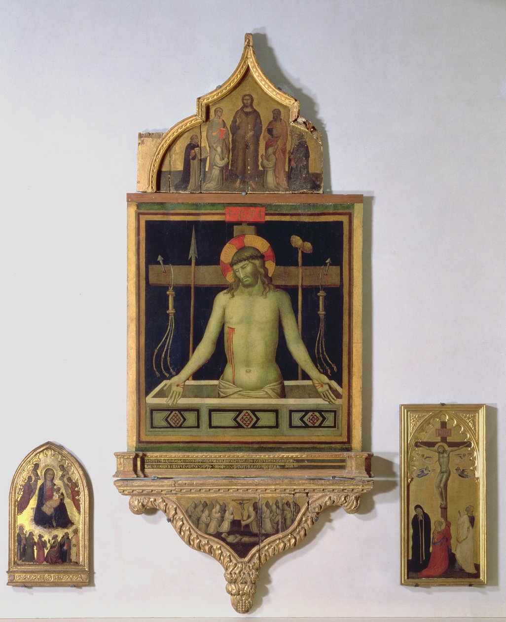 Homem das Dores (tempera no painel) de Niccolò Pietro di Gerini