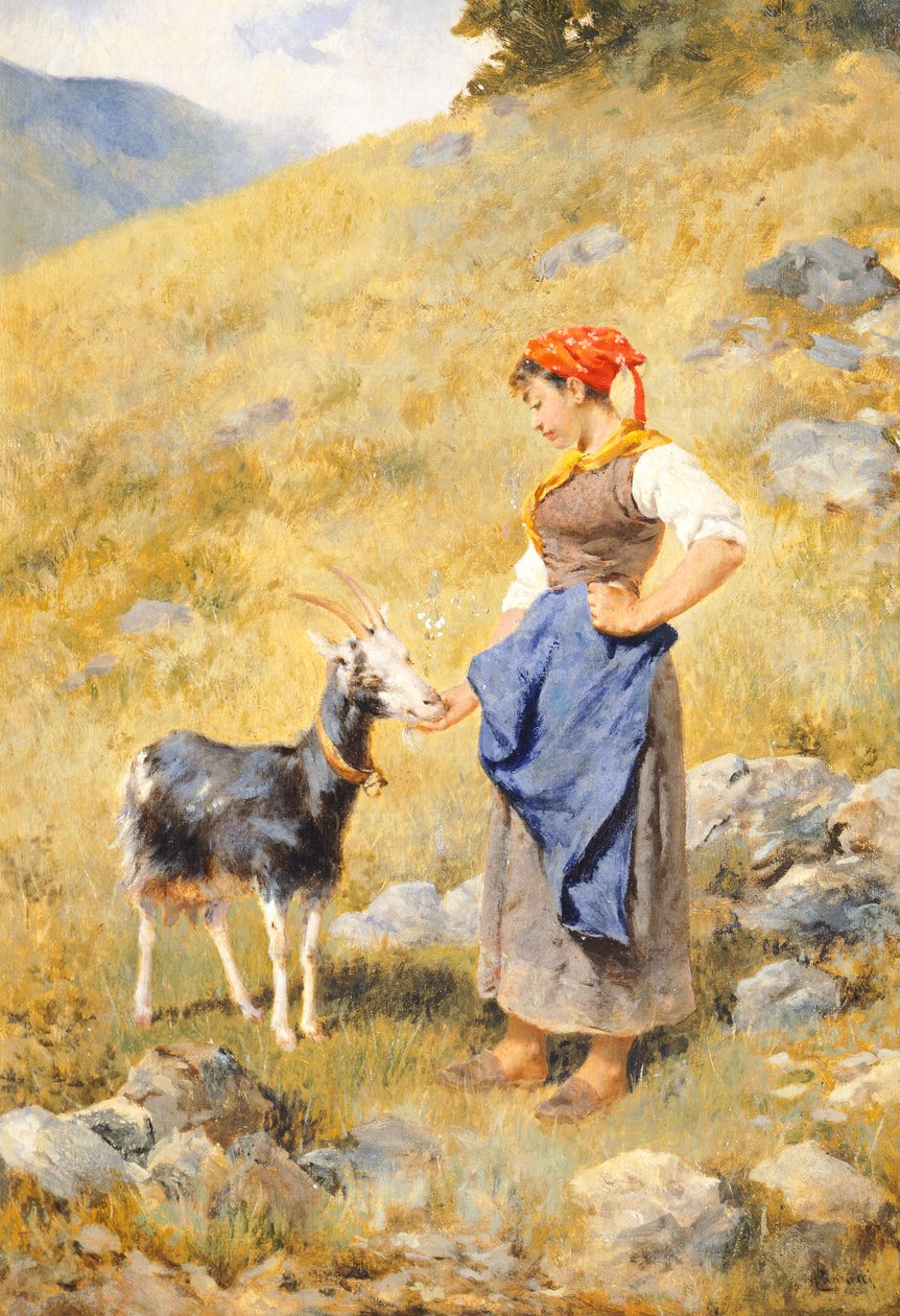 Pastora, de Niccolo Cannicci (1846-1906) de Niccolo Cannicci