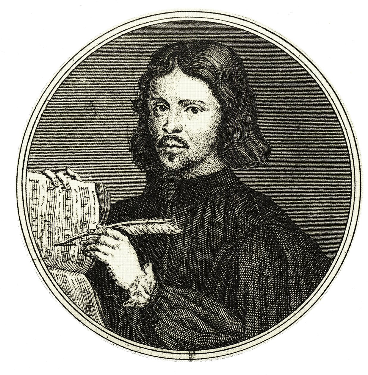 Compositor Thomas Tallis de Niccolo Francesco Haym