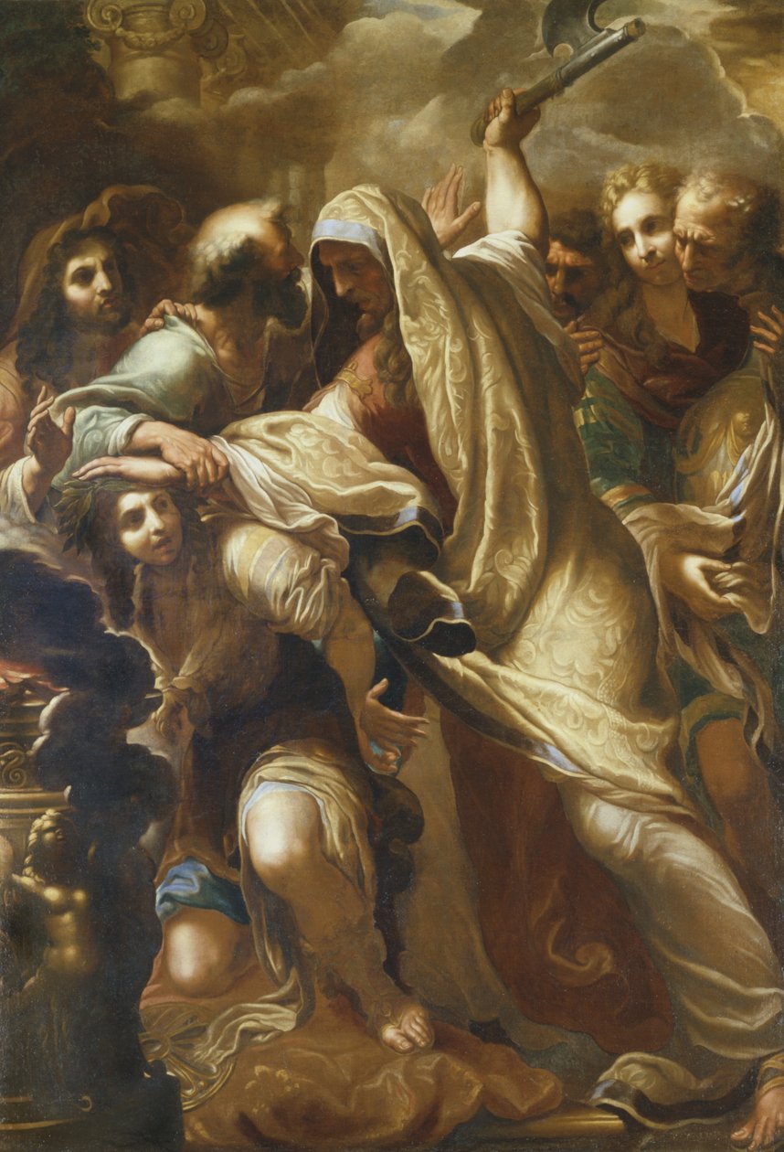 O Sacrifício da Afigenia (óleo sobre tela) de Niccolo Tornioli