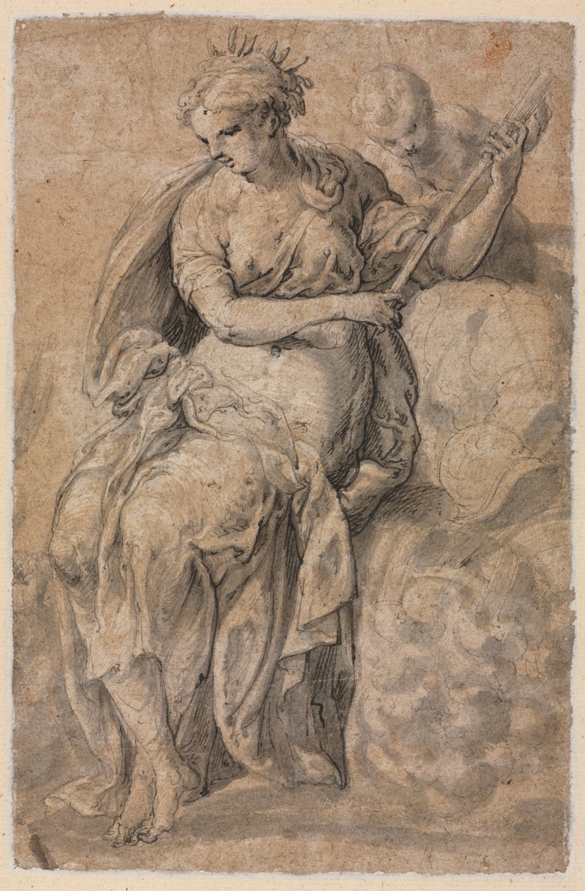 Figura Alegórica (verso) de Niccolo dell