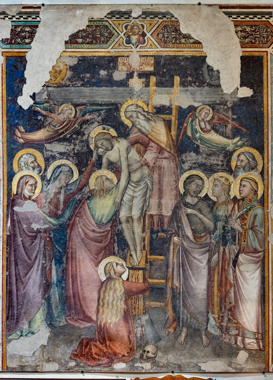 Deposição (fresco destacado) de Niccolo di Pietro Gerini