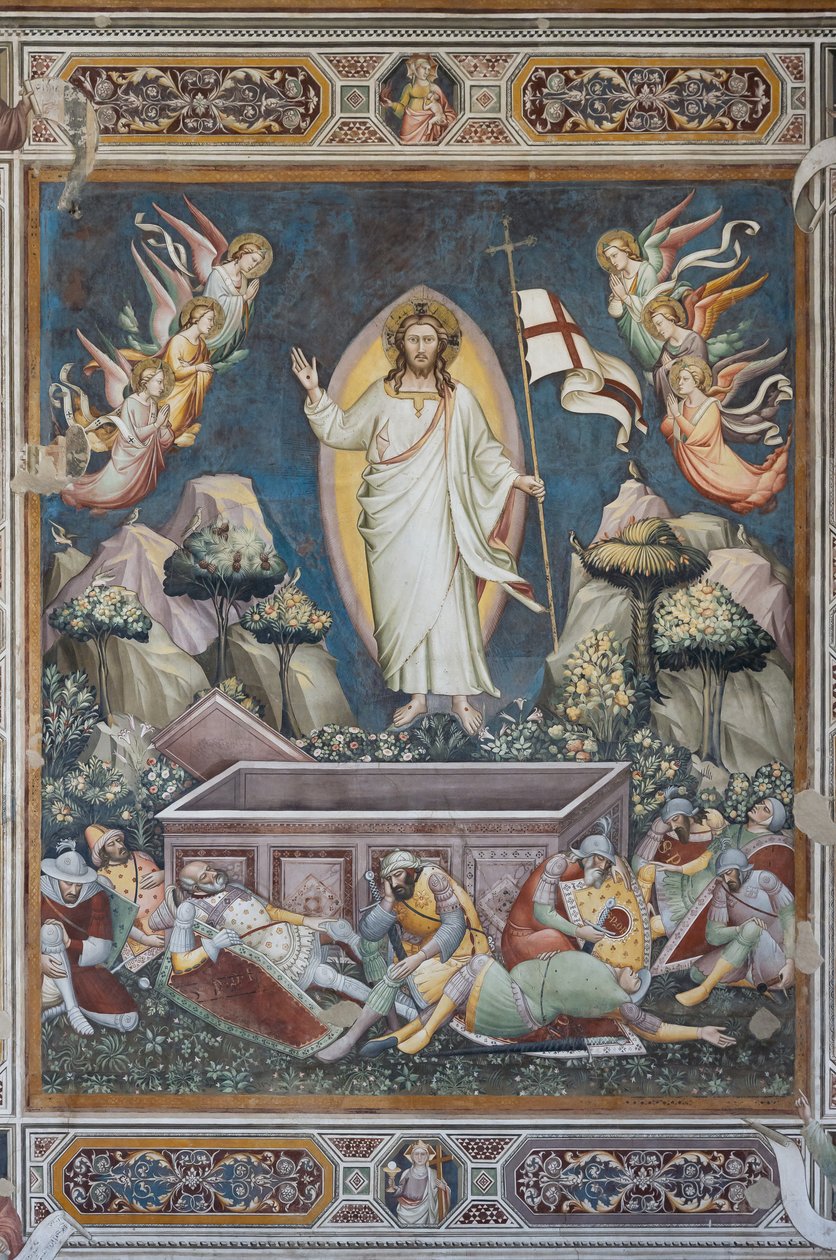 Cenas da vida de Cristo: Ressurreição de Niccolo di Pietro Gerini