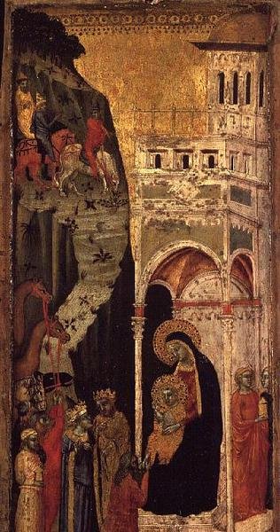 A Adoração dos Reis Magos de Niccolo di Tomaso