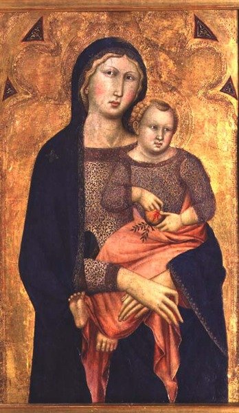 Madonna e Criança de Niccolo di ser Sozzo Tegliacci