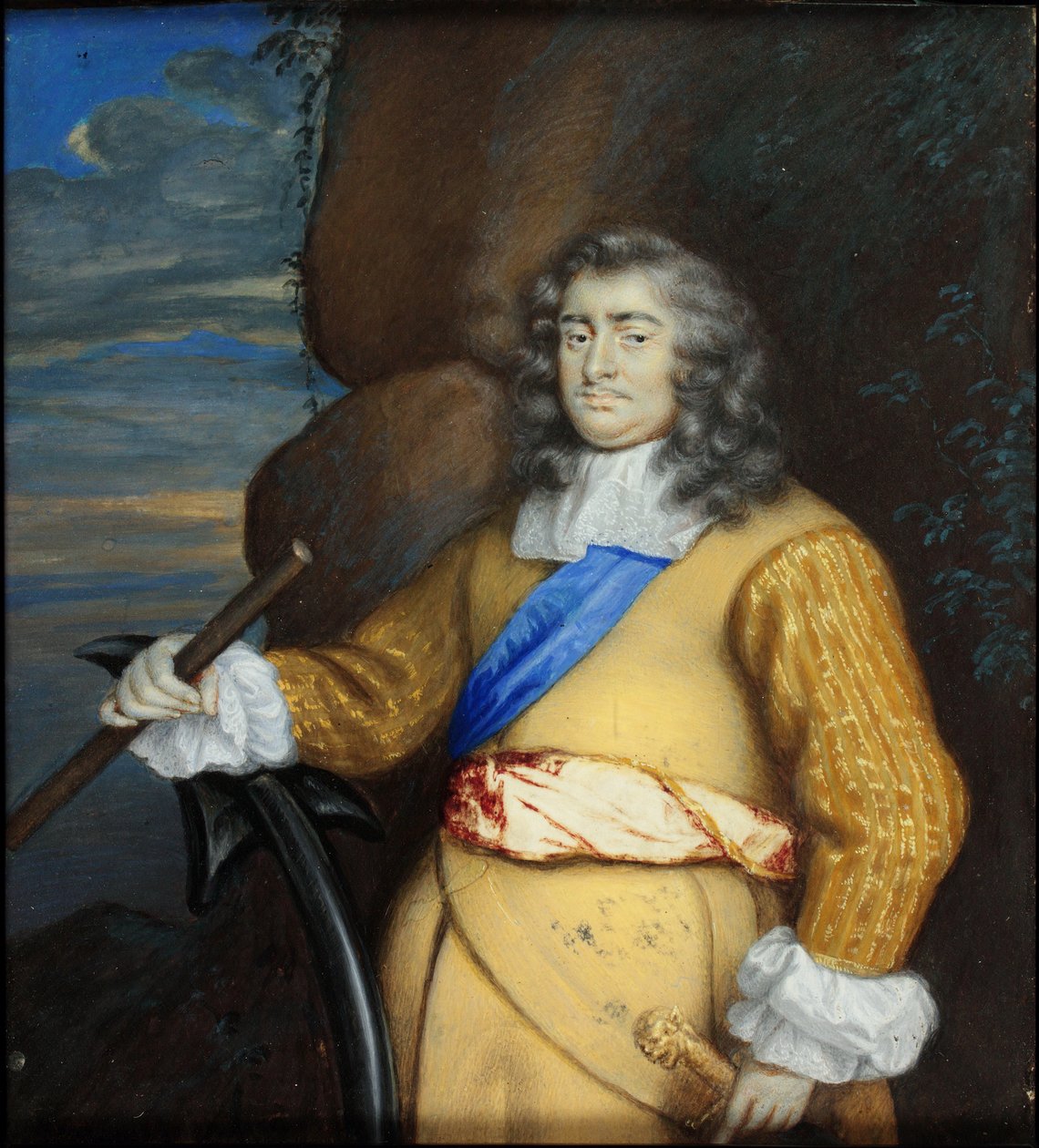 George Monck, 1º Duque de Albemarle (wc em velino) de Nicholas Dixon