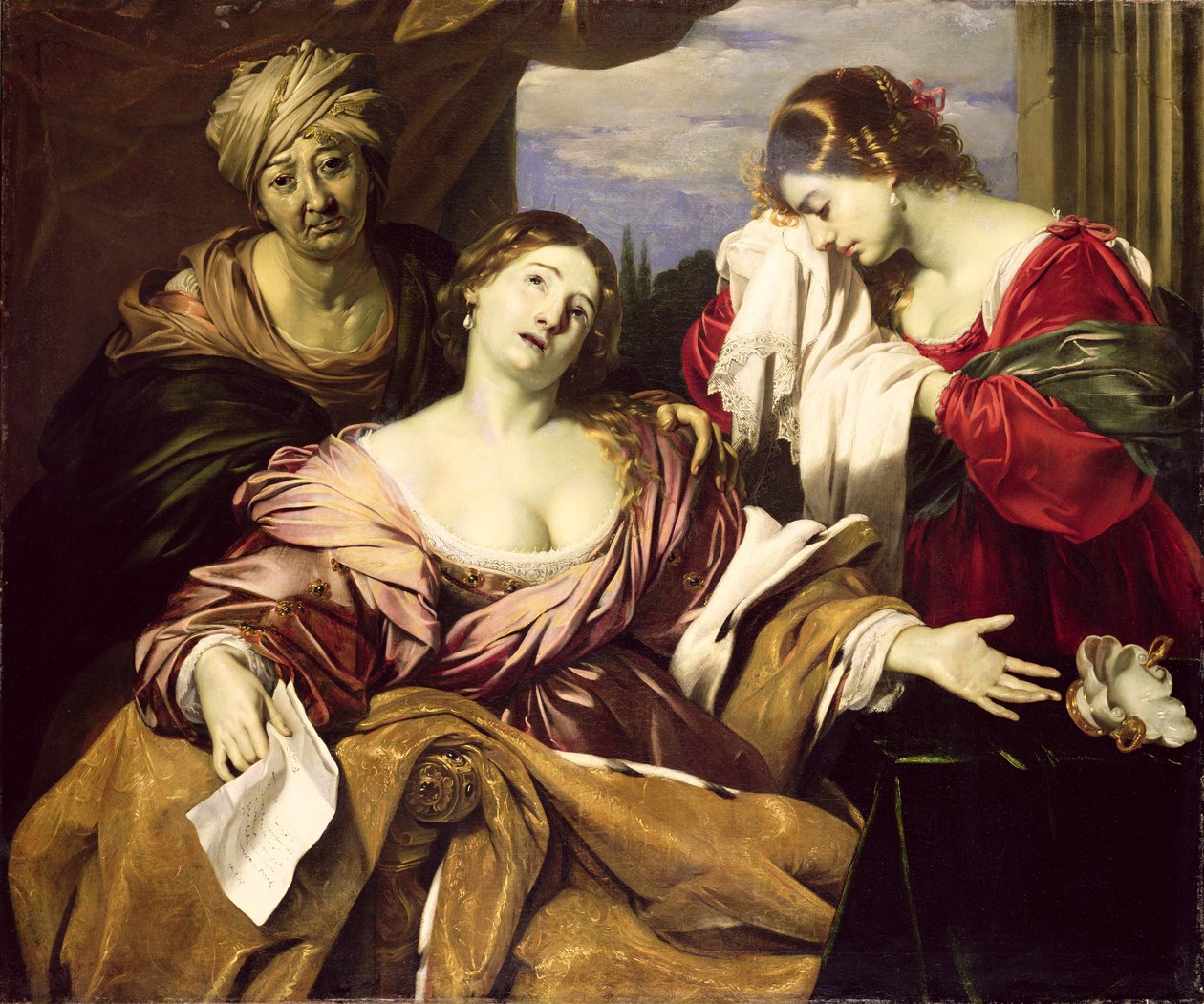 A morte de Sophonisba, 1655-65 de Nicholas Renieri