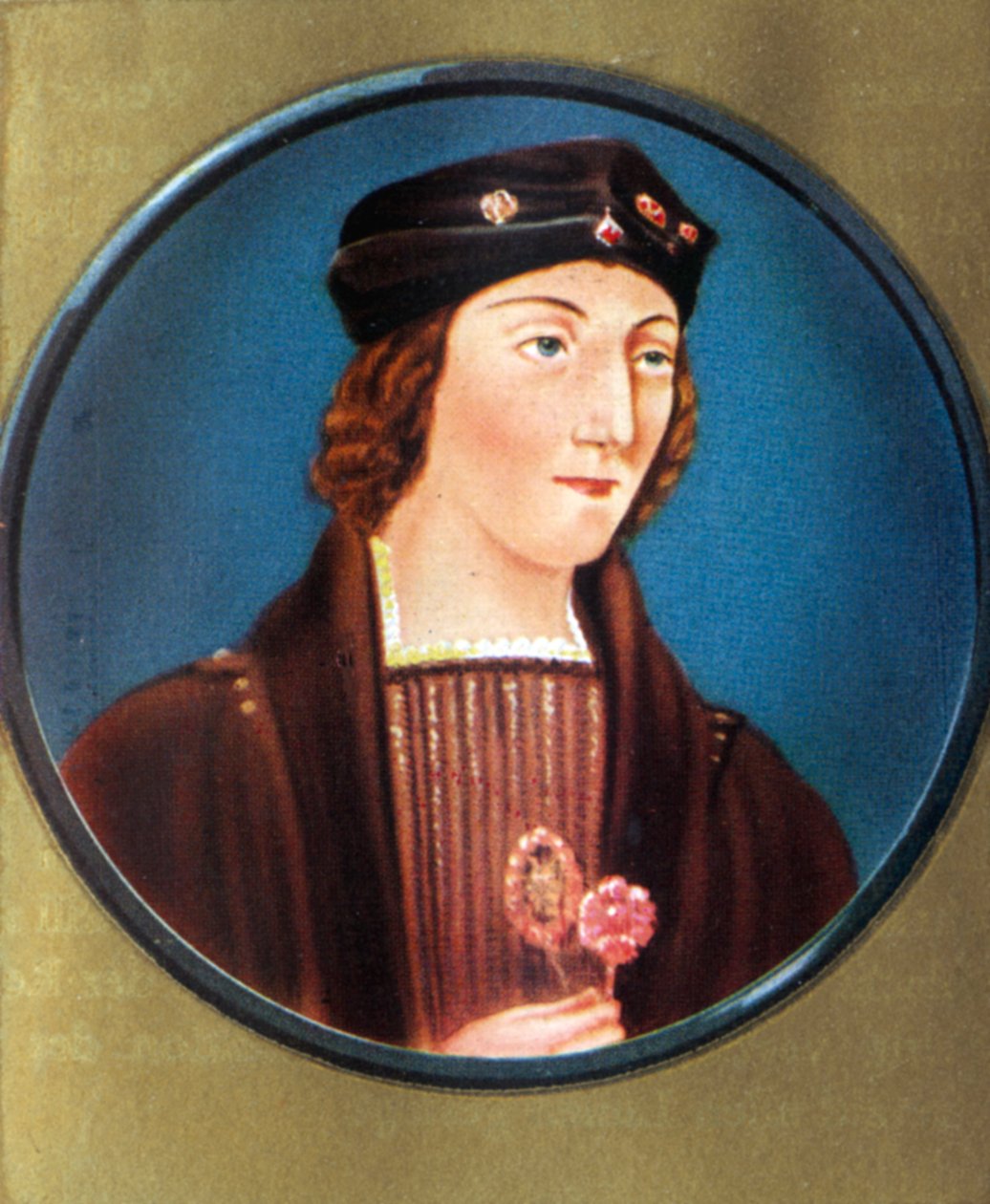 Henrique VII Retrato de de Nicholas (after) Hilliard