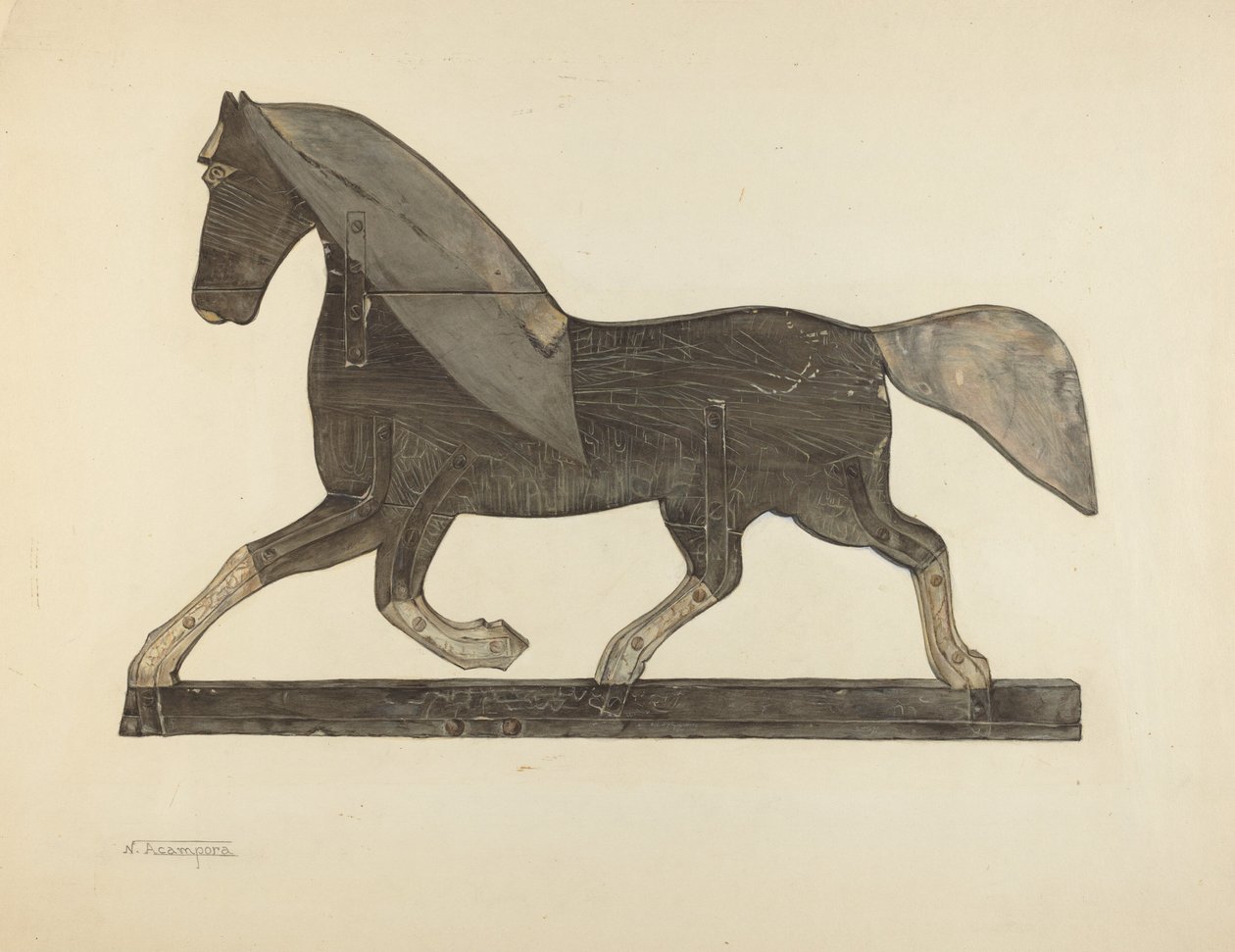 Cavalo Cata-vento de Nicholas Acampora