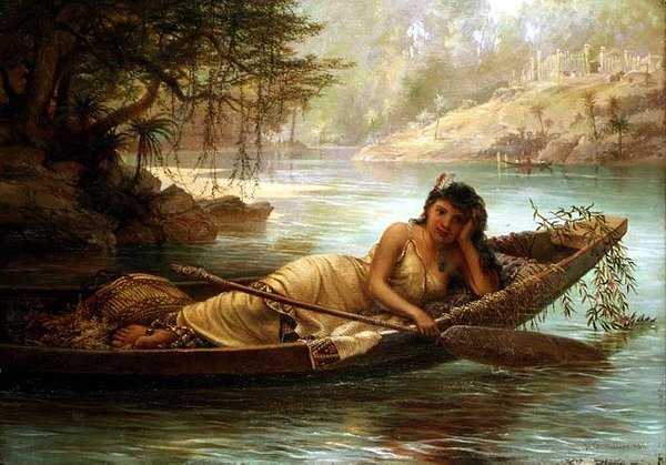 Uma Jovem Beleza dos Mares do Sul de Nicholas Chevalier