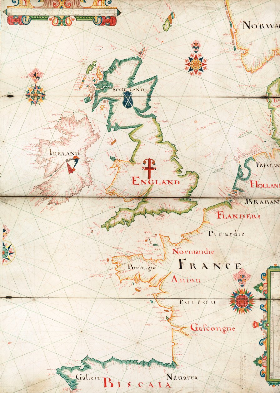 Costas atlânticas da Europa, da Noruega ao Finisterra de Nicholas Comberford