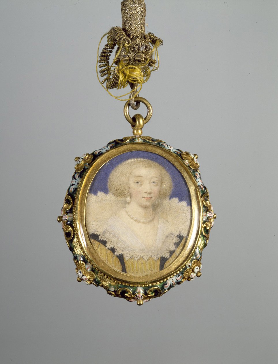 Uma Senhora da Corte da Rainha Elizabeth de Nicholas Hilliard