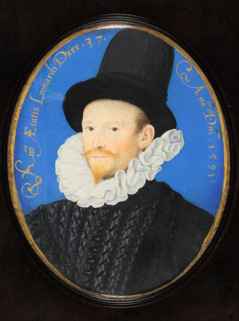 Leonard Darr (esmalte) de Nicholas Hilliard