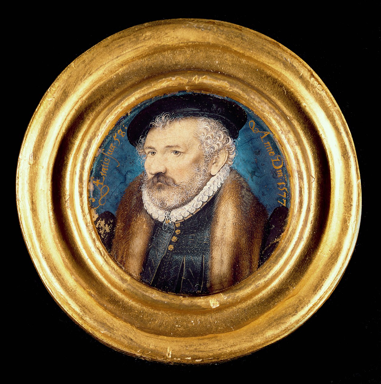 Richard Hilliard, c.1577 (wc em velino) de Nicholas Hilliard