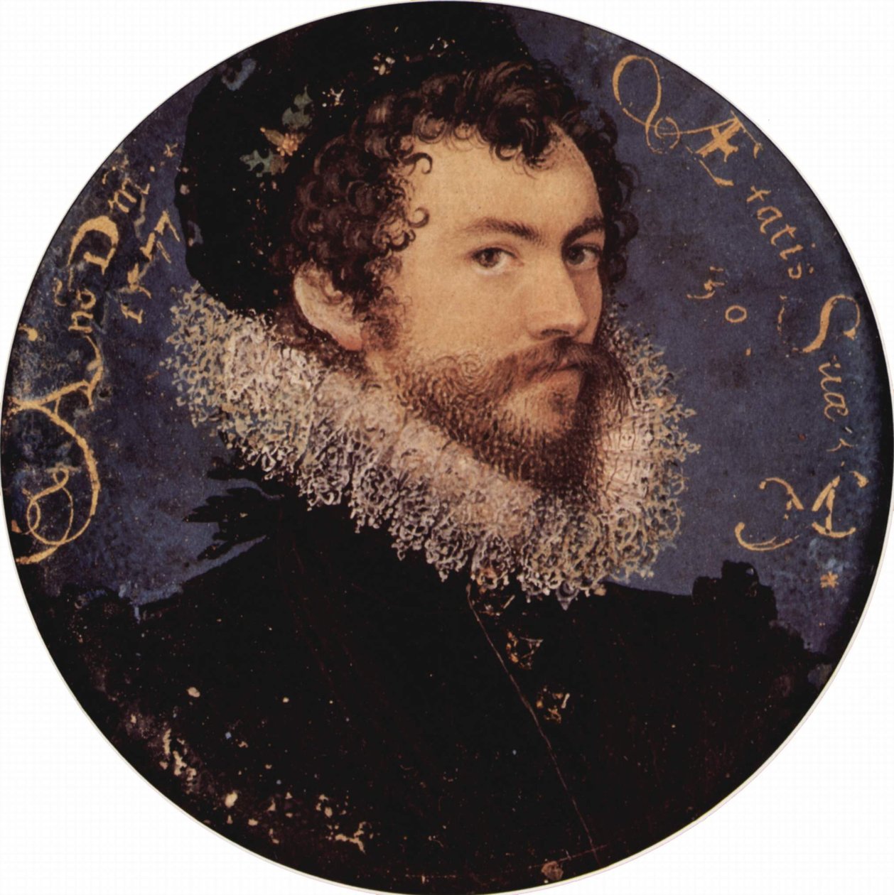 Autorretrato, 30 anos de Nicholas Hilliard