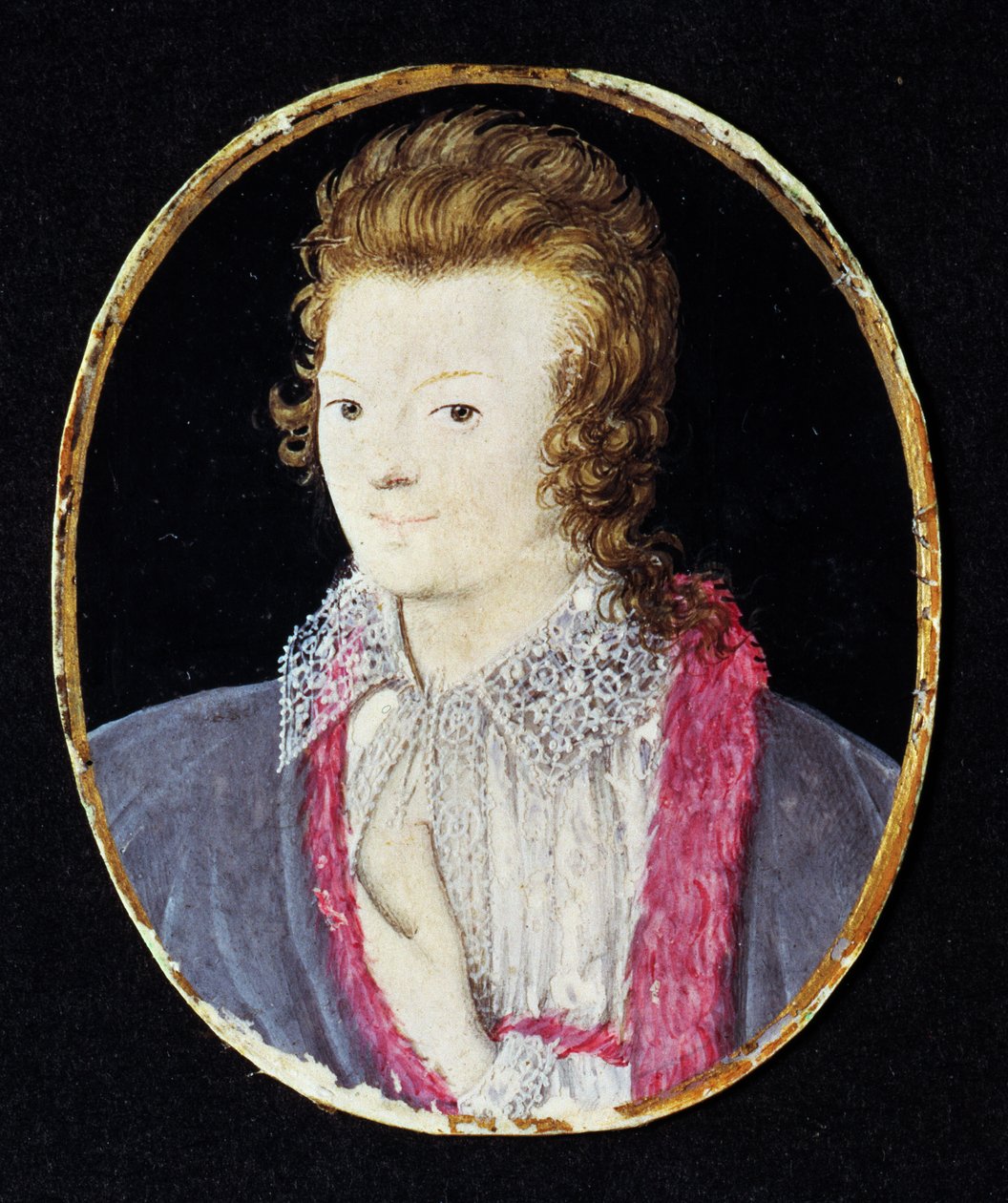 Juventude Desconhecida, c.1595 de Nicholas Hilliard