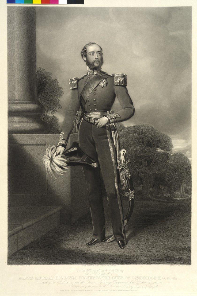 Duque de Cambridge Georg (mezzotint) de Nicholas Joseph Crowley