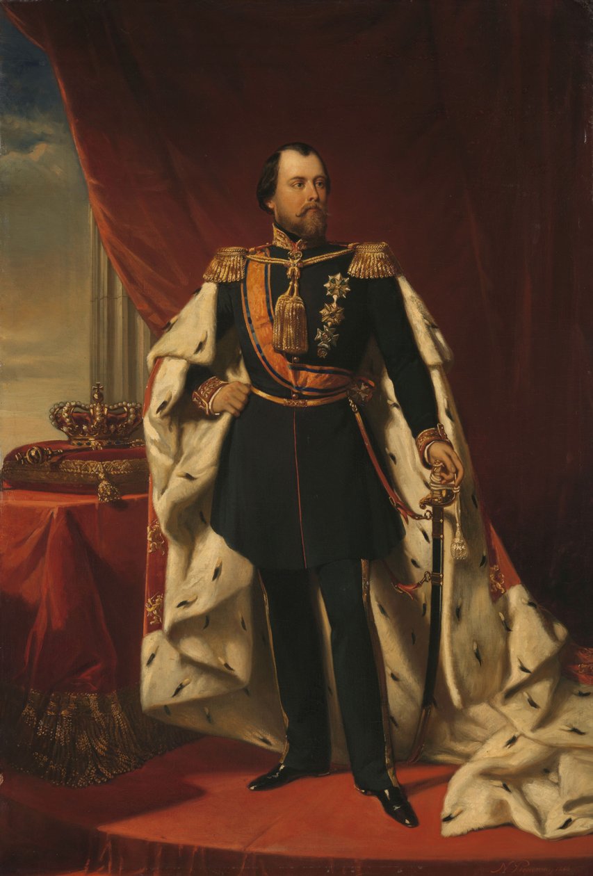Guilherme III (1817-1890), Rei dos Países Baixos de Nicholas Pieneman