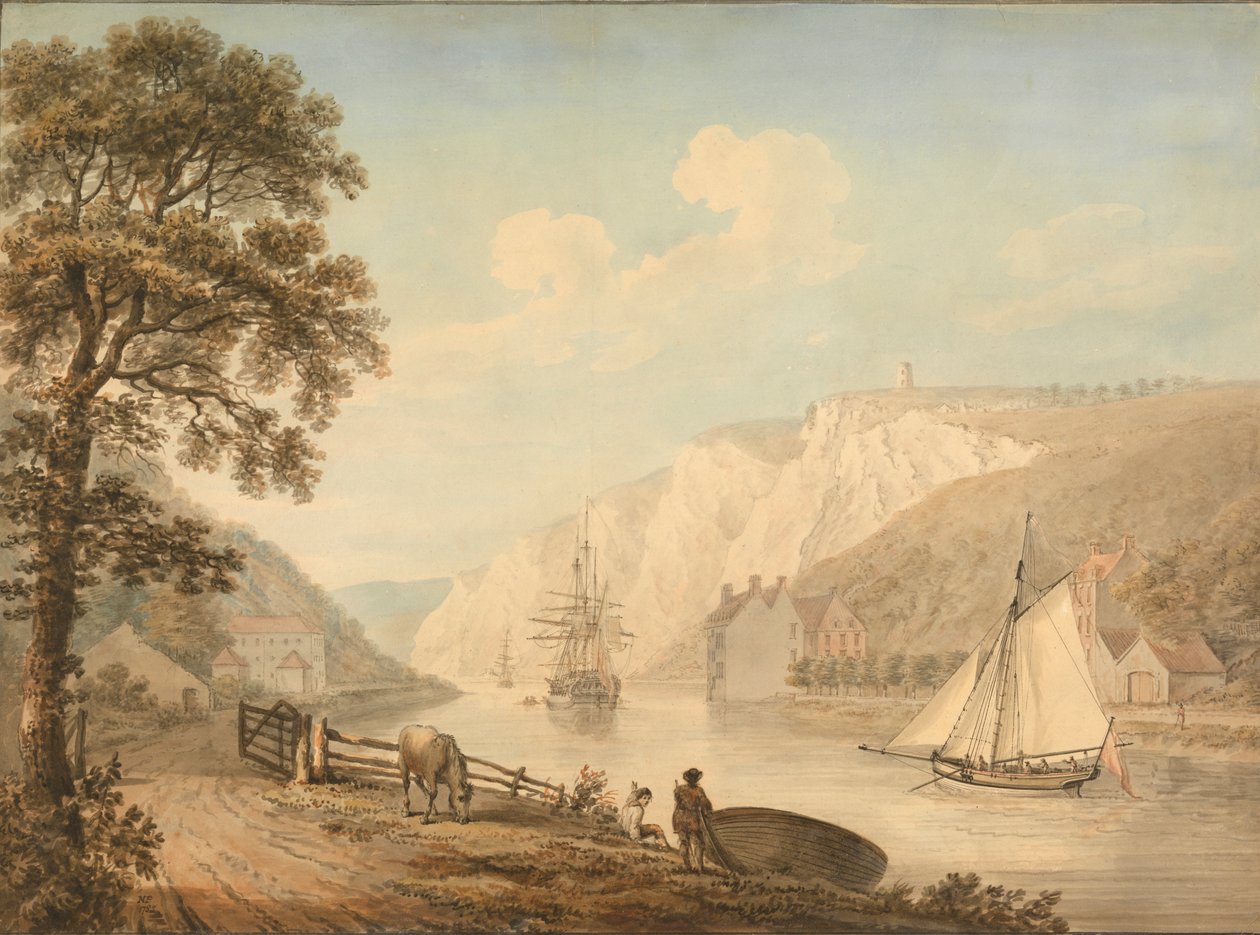 O Rio Avon: com Navios de Passagem de Nicholas Pocock