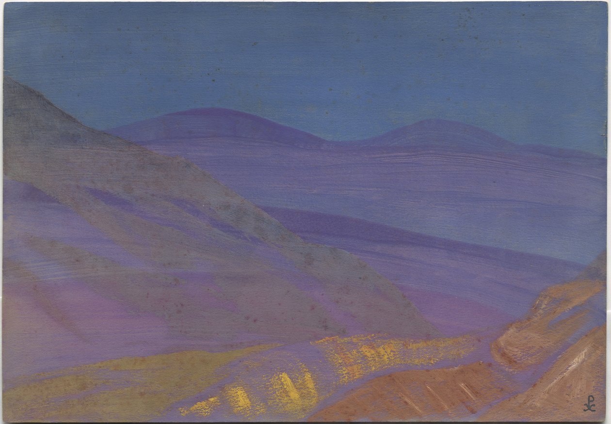 Folha do álbum, década de 1930 de Nicholas Roerich