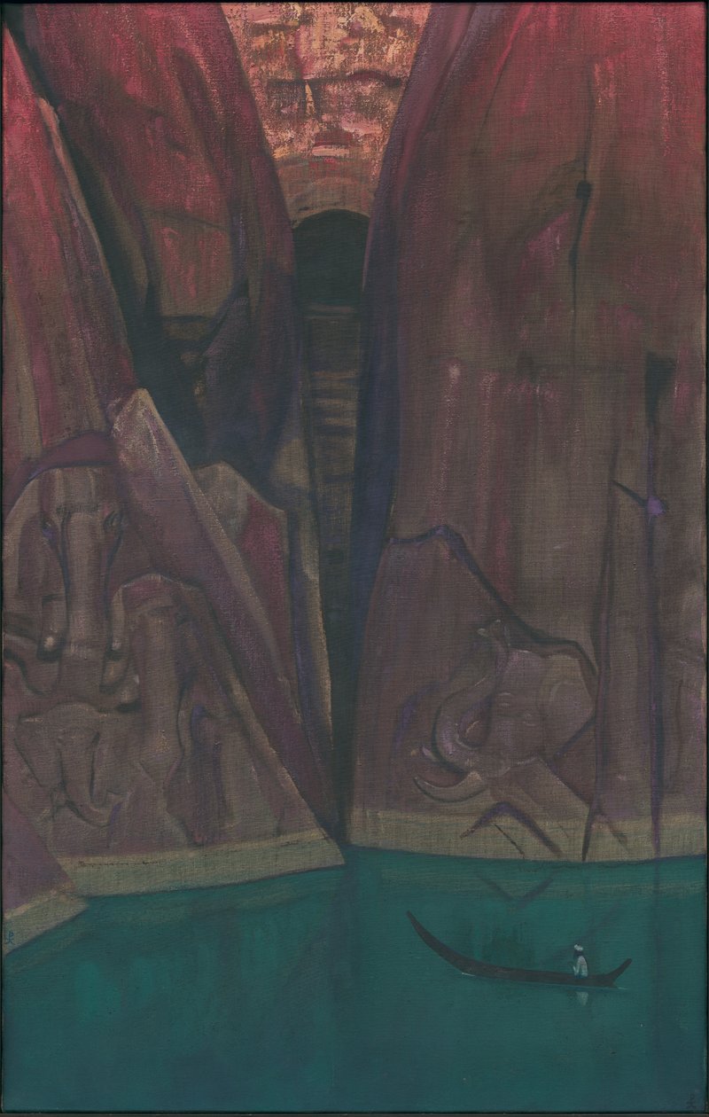 Ashram, série "Ashrams", 1931 de Nicholas Roerich