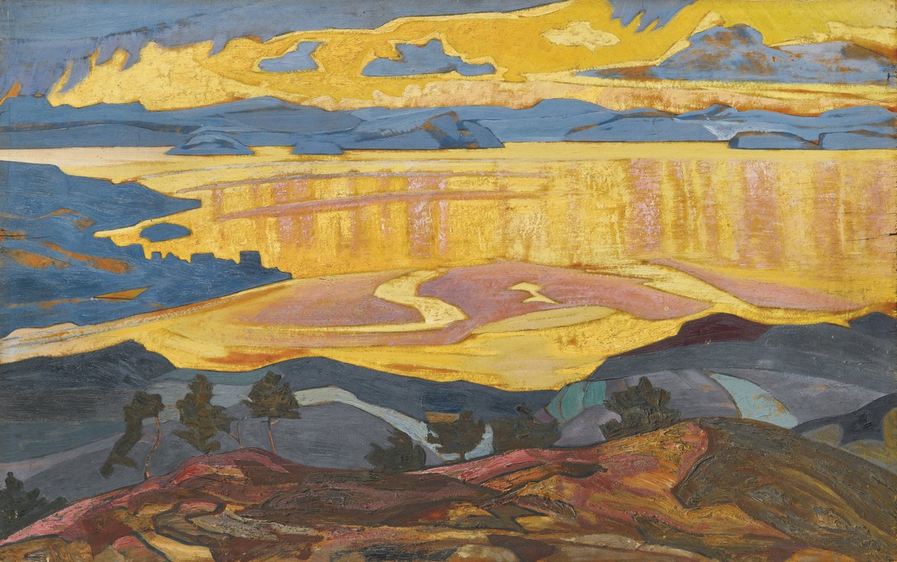 Antes da chuva, 1916-1918 de Nikolai Konstantinowitsch Roerich